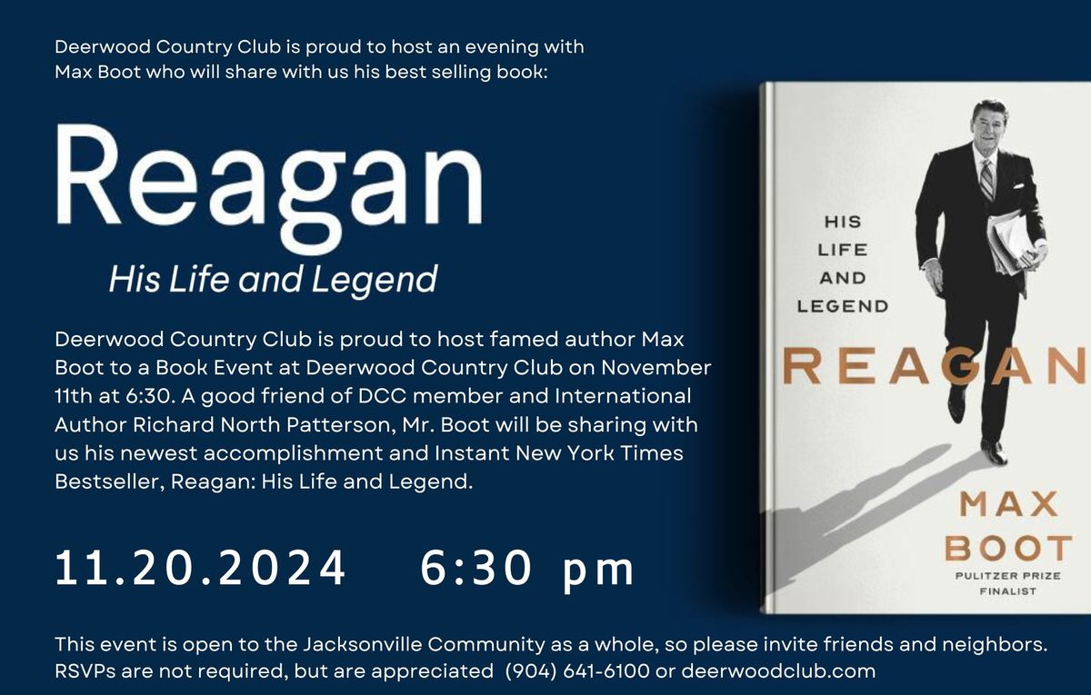 Max Boot Reagan Book Event