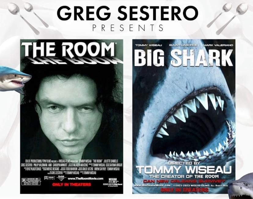 The Room & Big Shark Double Feature with Special Guest Greg Sestero