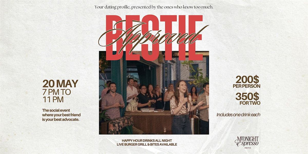 Bestie Approved: The Ultimate Wingperson Pitch Night