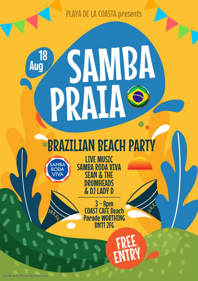 Samba Praia Brazilian Beach Party!