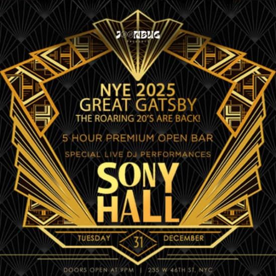 Sony Hall NYE 2025