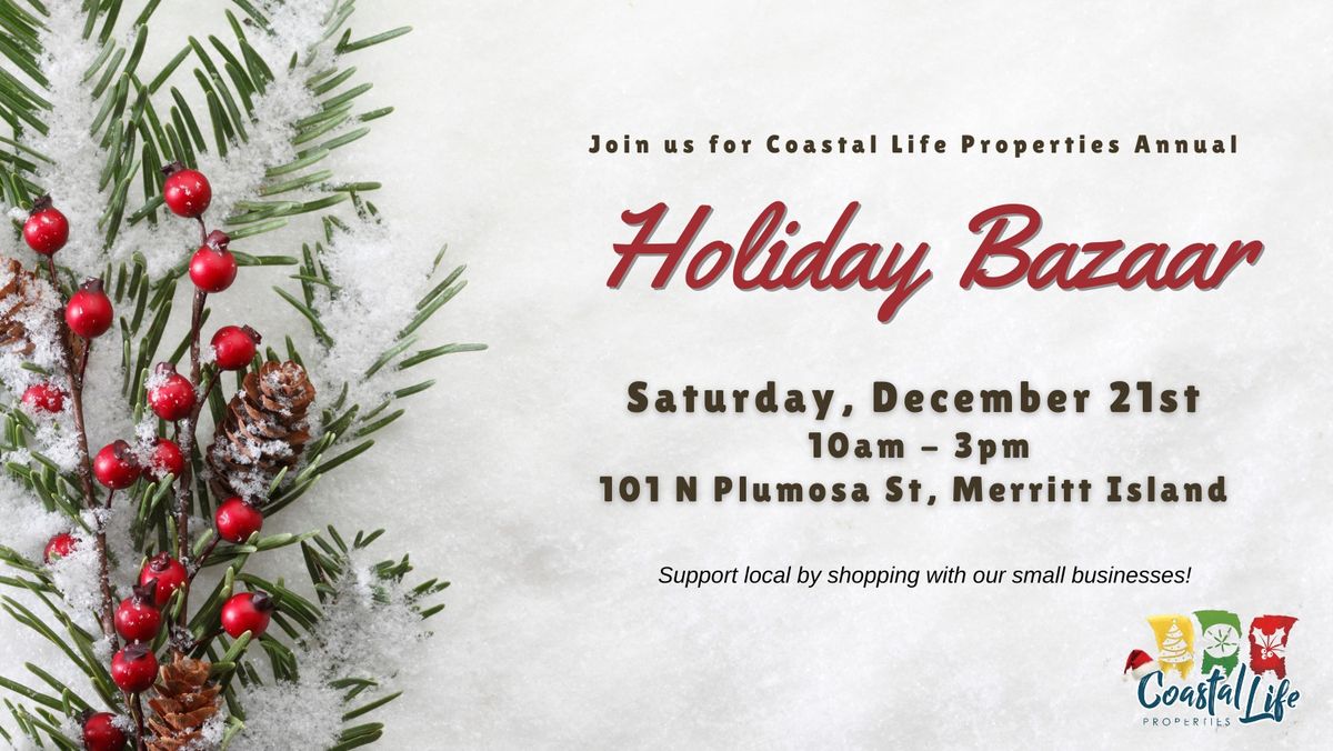 2nd Annual CLP Holiday Bazaar!!!