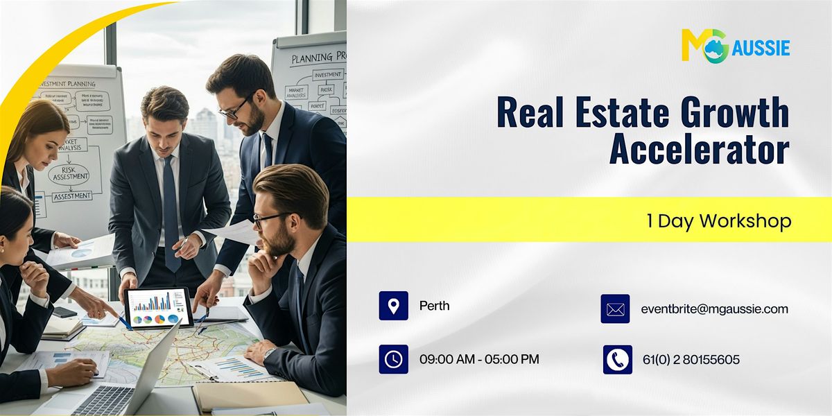 Real Estate Growth Accelerator: 1 Day Session in Perth
