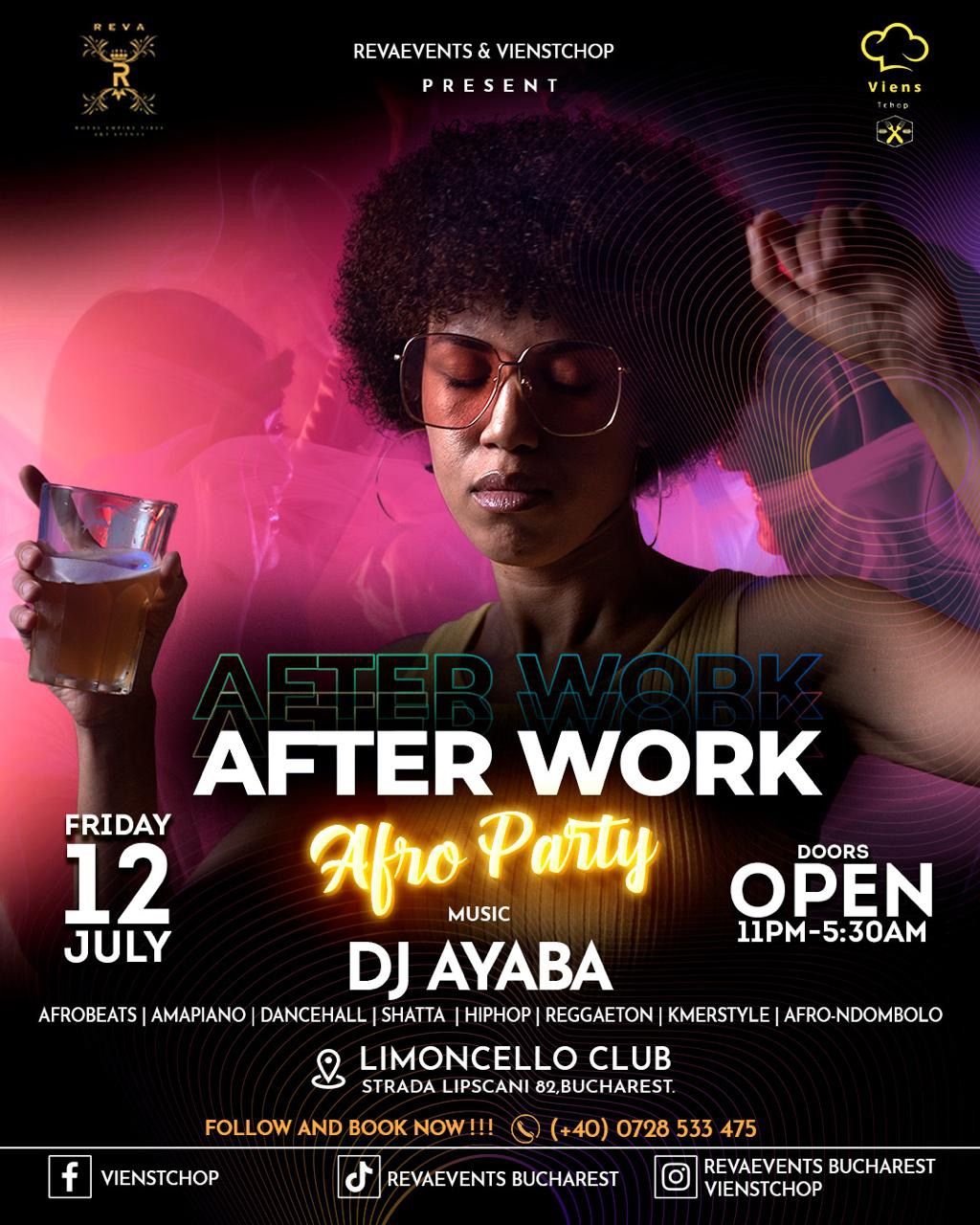 After Work Afro party \ud83c\udf89 