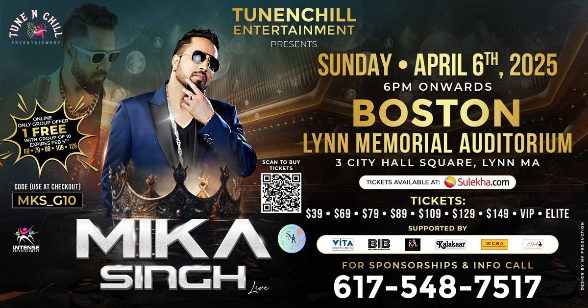 Party with King MIKA Singh BOSTON