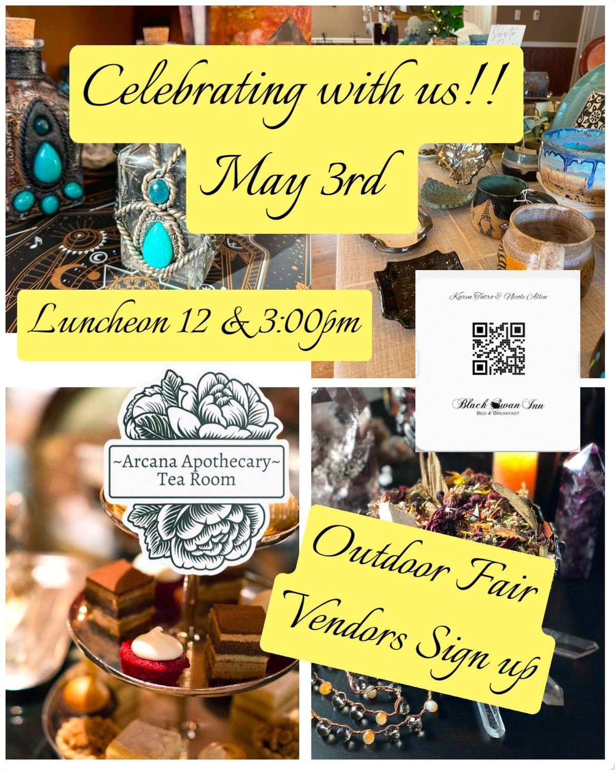 Arcana Apothecary Celebration-Luncheon & Outdoor Fair 