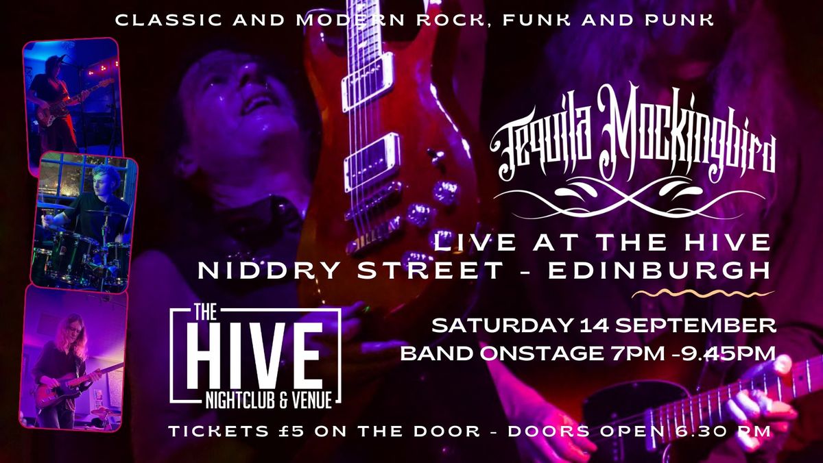 Live at The Hive - Niddry Street Edinburgh