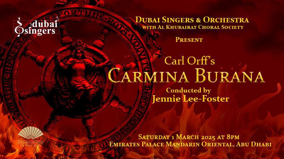 Dubai Singers and Orchestra Present Carl Orff\u2019s Carmina Burana in Abu Dhabi