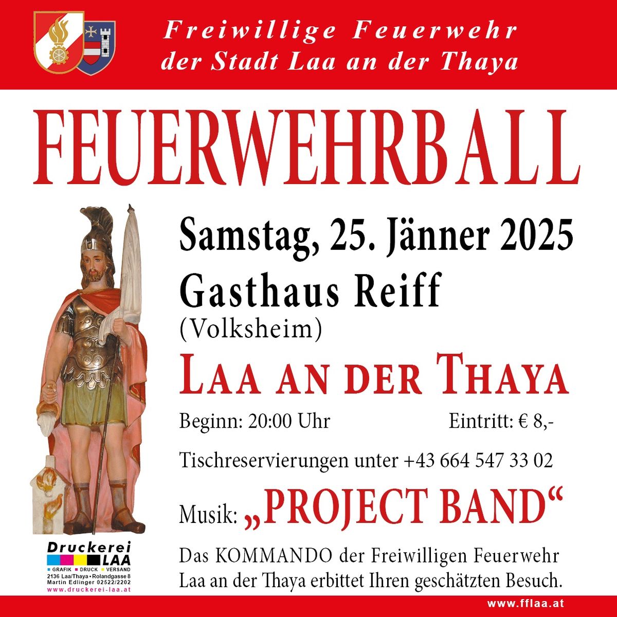 Feuerwehrball der Freiwilligen Feuerwehr Laa\/Thaya