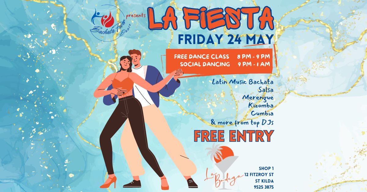LA FIESTA | Bachata Fever Friday Night Social Dancing