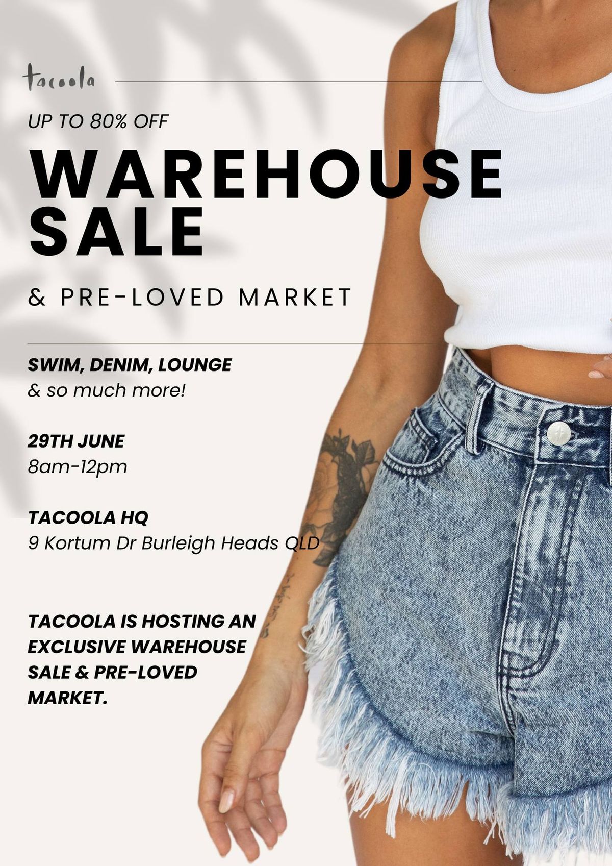 The Tacoola Warehouse Sale & Pre-Loved Market