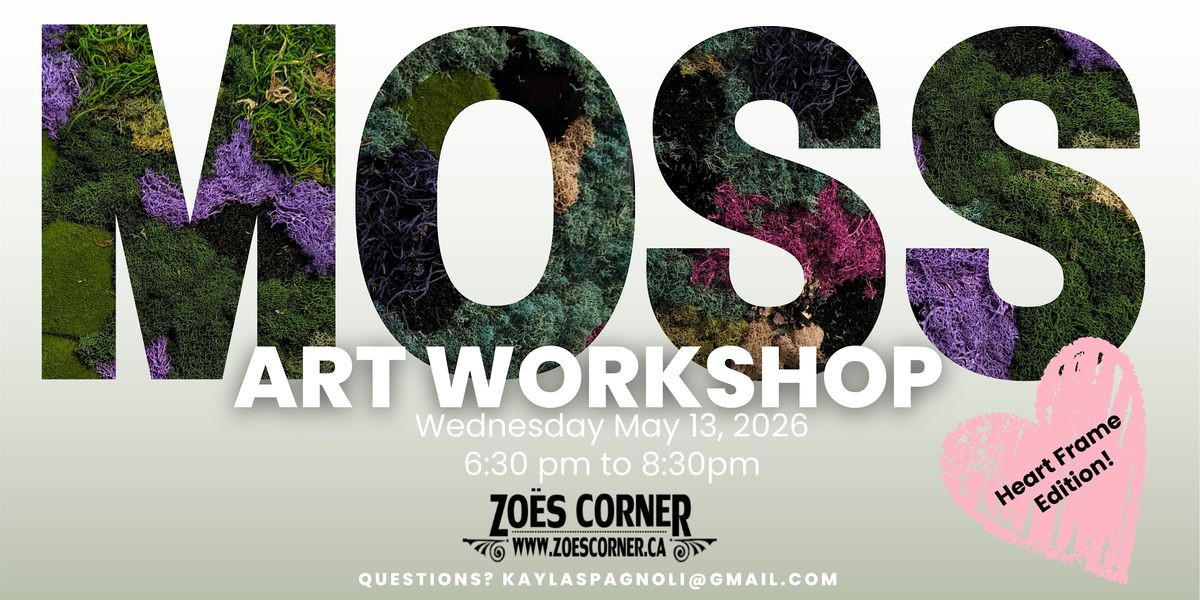Moss Art Workshop at Zoes Corners