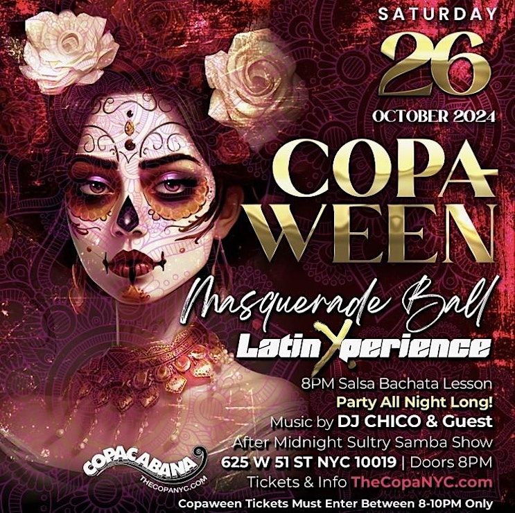 Copaween Masquerade Ball at the Copacabana Halloween party 2024