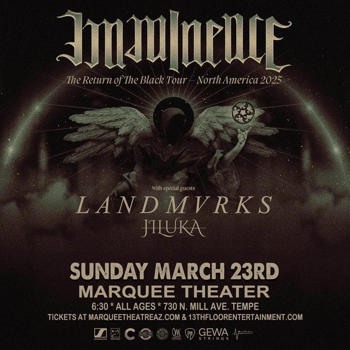 IMMINENCE - The Return Of The Black Tour - North America 2025