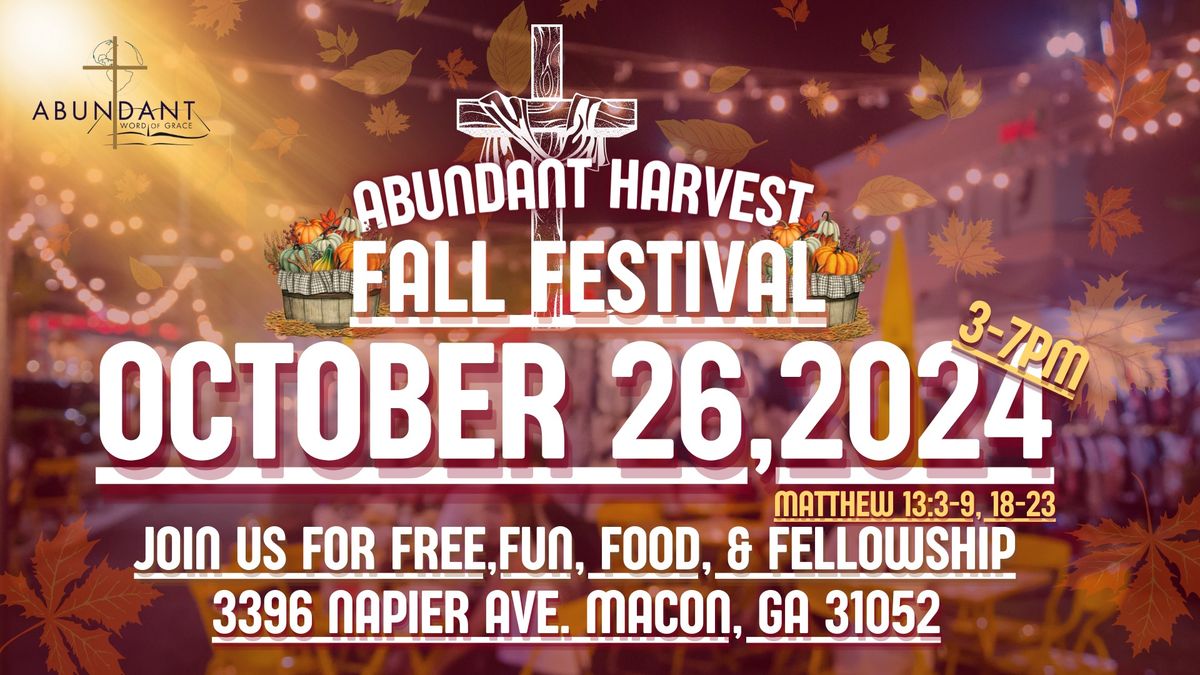 Abundant Harvest Fall Festival 