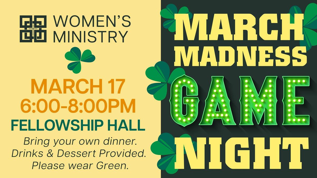 Women's Ministry Game Night