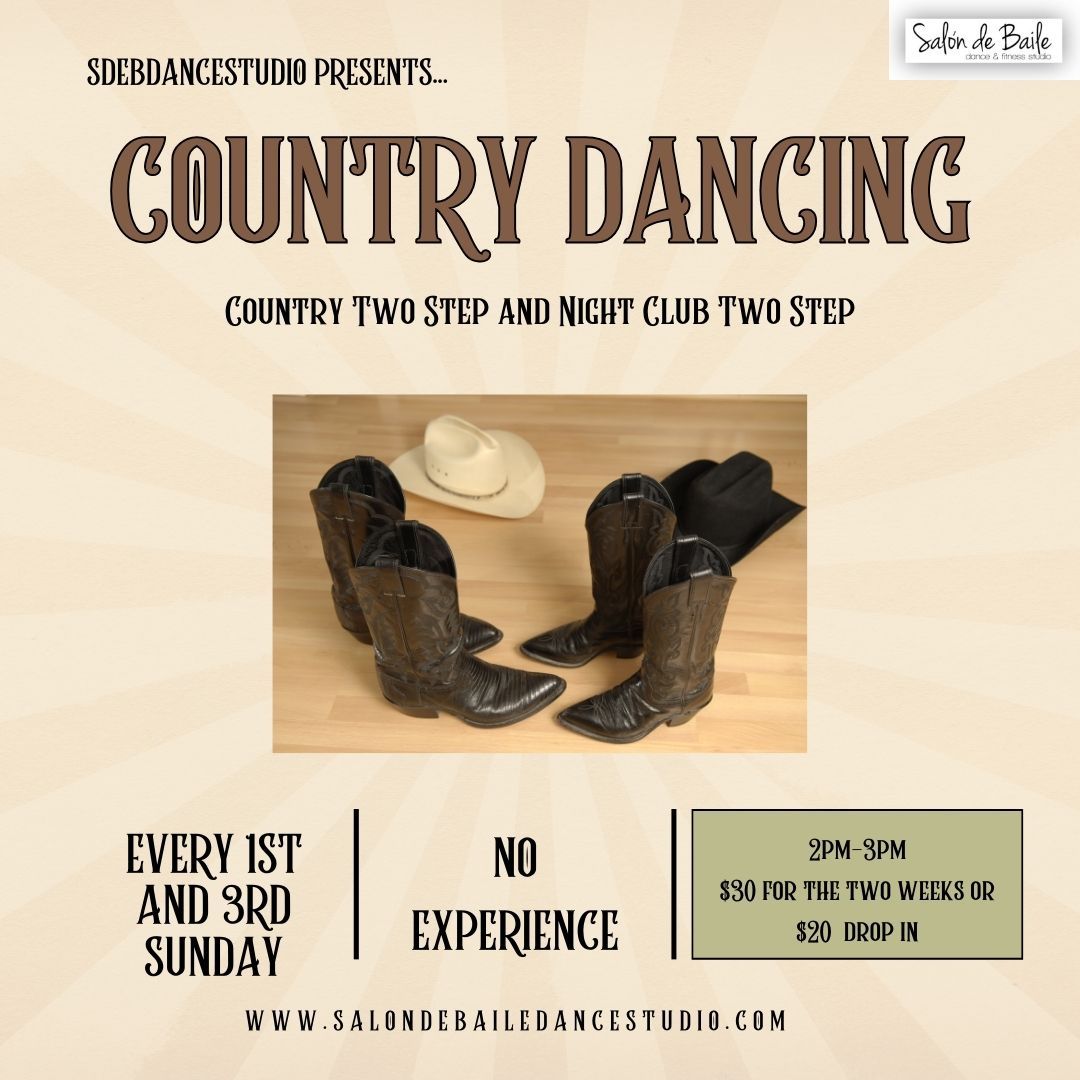 Country Two Step\/Night Club Two Step Group Class at SdeBDanceStudio Pooler, GA