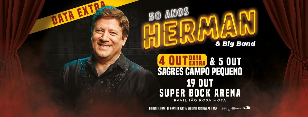 HERMAN JOS\u00c9 & THE BIG BAND - 50 ANOS \/\/ SUPER BOCK ARENA