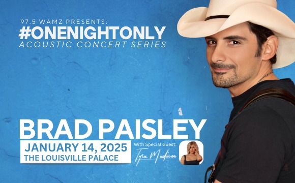 #OneNightOnly with Brad Paisley