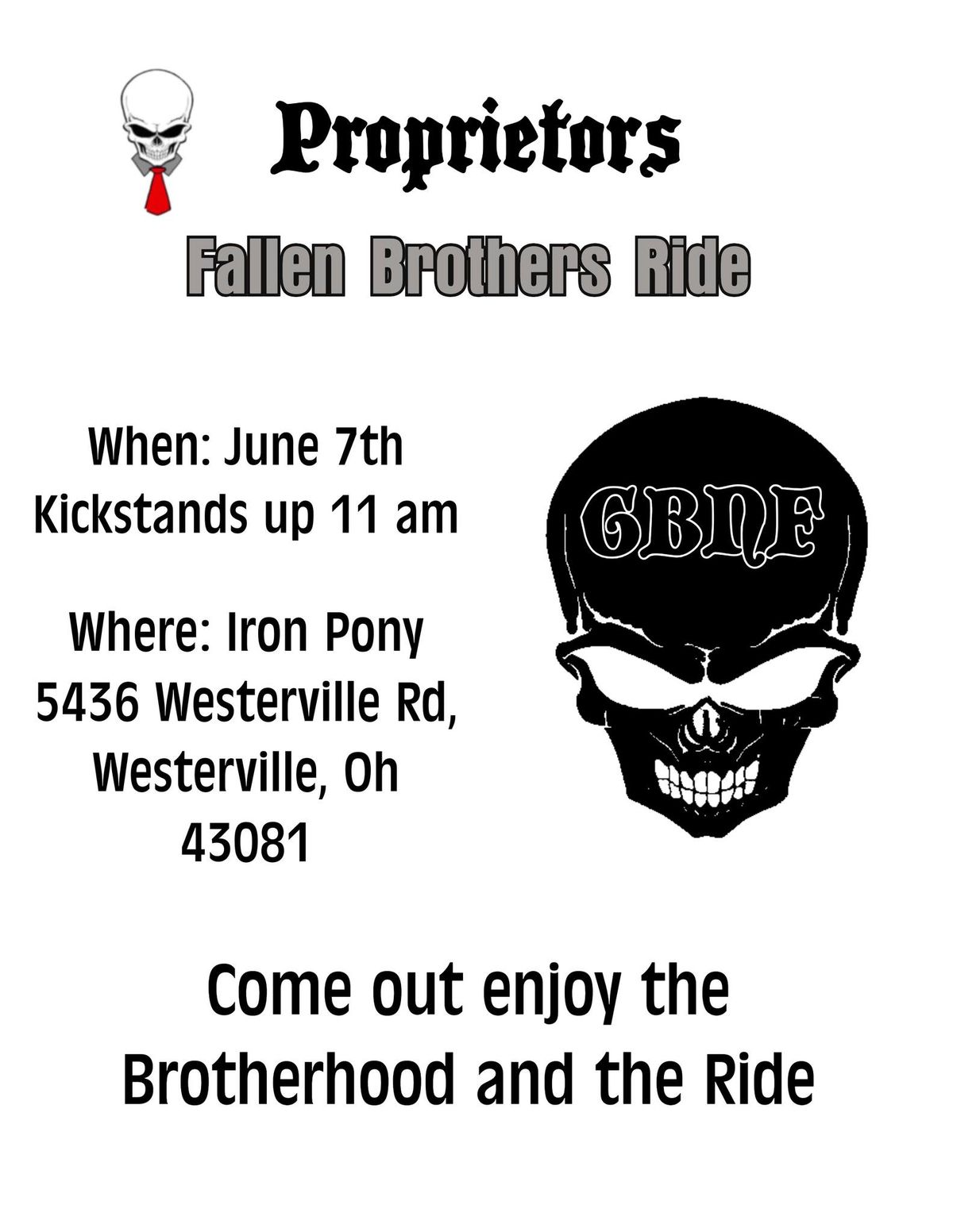 Annual Fallen Brother\u2019s Ride