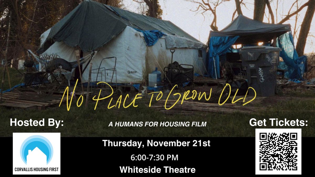 Special Movie Event: No Place to Grow Old ***Doors: 5:30pm***