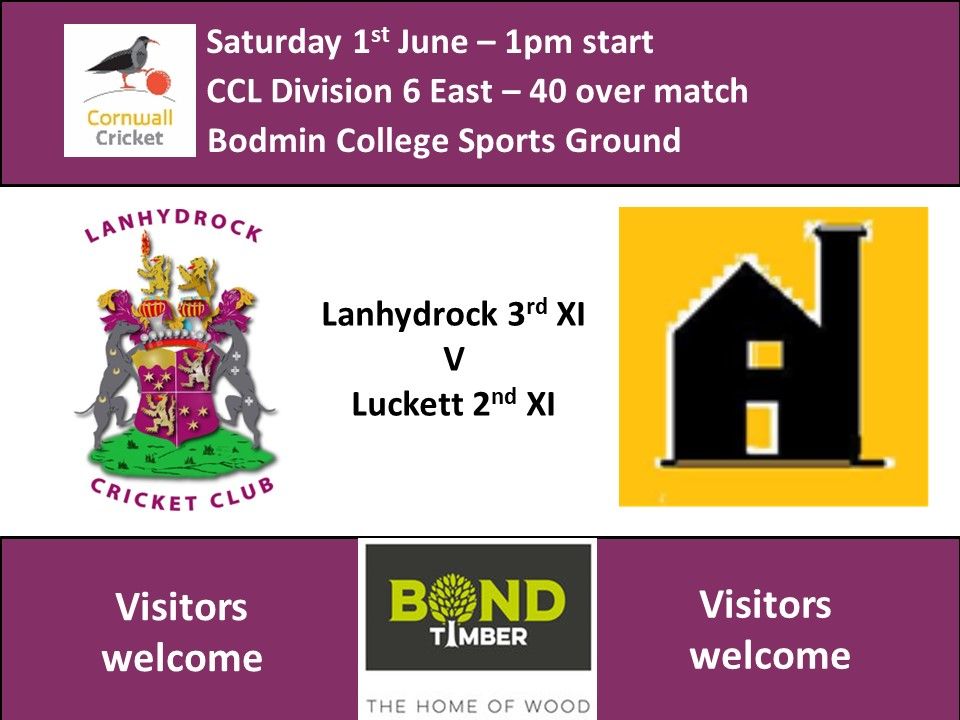 Lanhydrock 3rd XI v Luckett 2nd XI