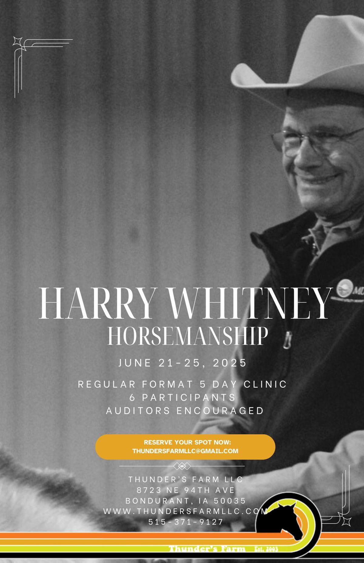 Harry Whitney Horsemanship Clinic 