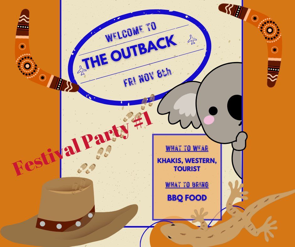 Festival Party "Welcome to the Outback"