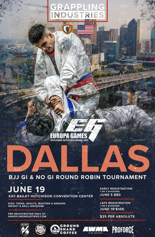 Grappling Industries Dallas at the Europa Games