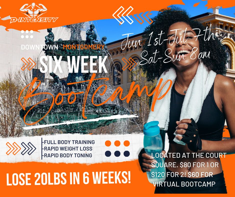SIX WEEK OUTDOOR BOOTCAMP: Downtown Montgomery 