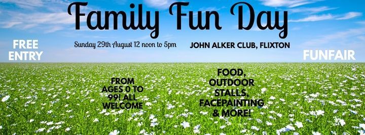 Family Fun Day @ John Alker Club 29th August