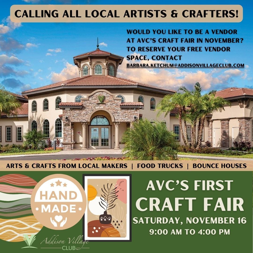 AVC'S First Craft Fair