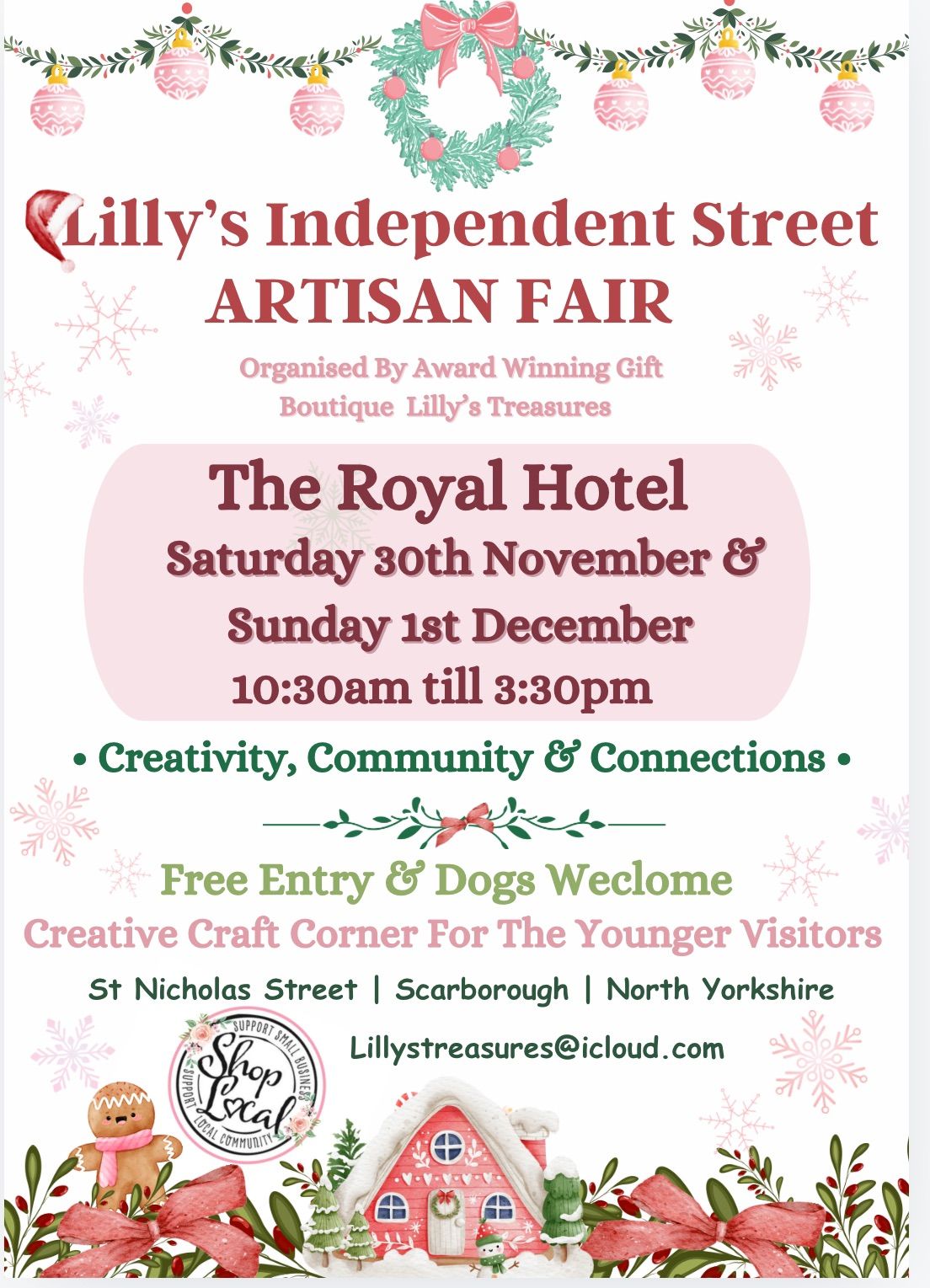 Lilly\u2019s Independent Street Weekend Christmas Fairs 