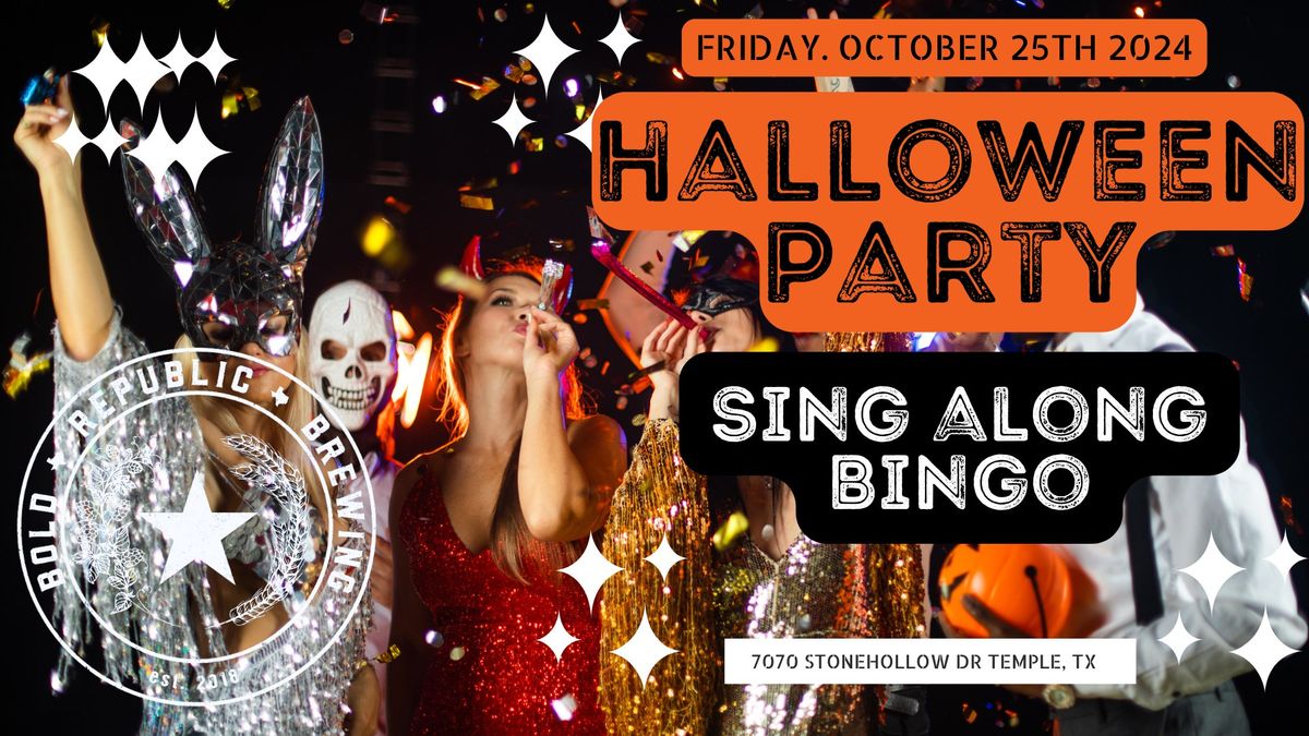 Halloween Party-SING ALONG BINGO