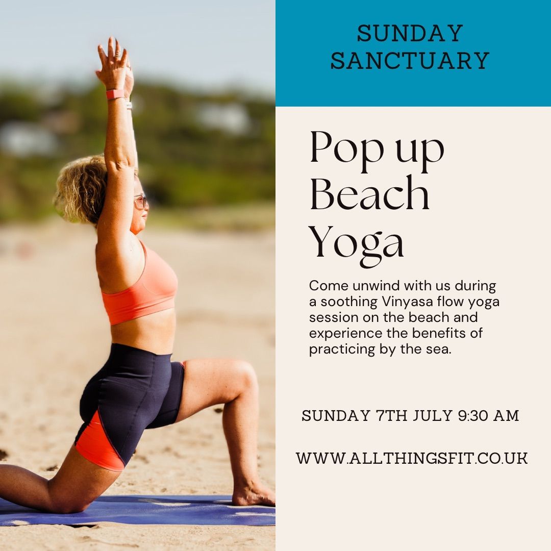 Pop up Beach Yoga