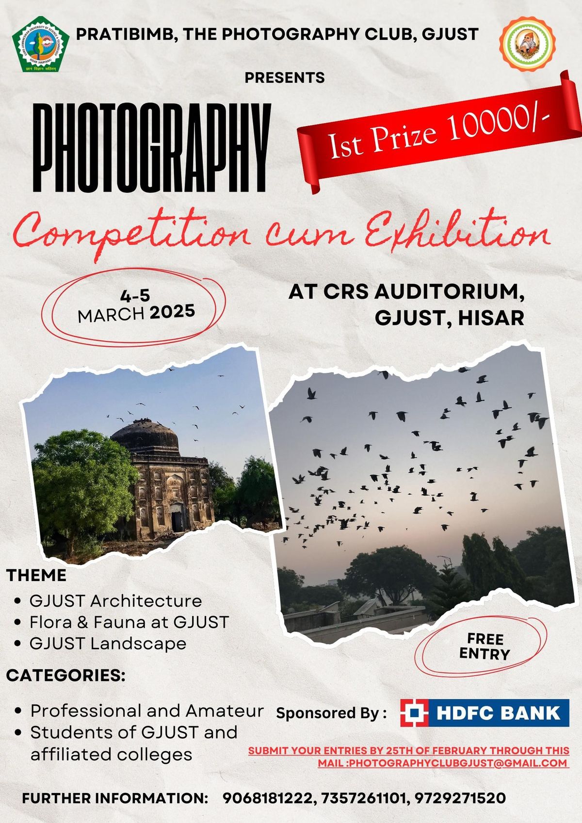 PHOTOGRAPHY COMPETITION CUM EXIBHITION 