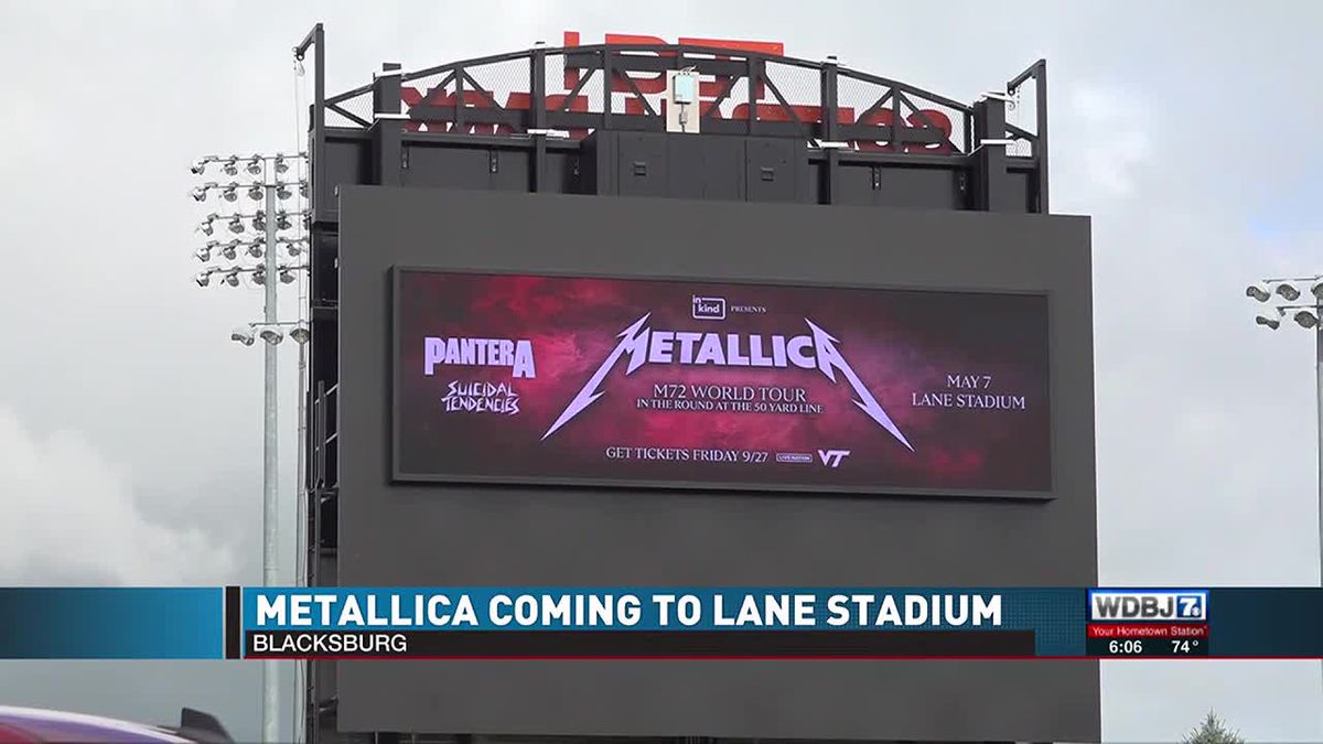 Metallica at Lane Stadium