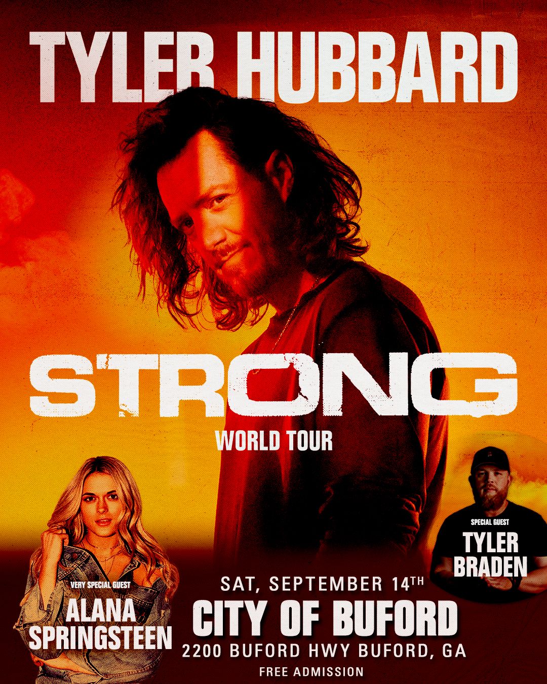 Tyler Hubbard with Alana Springsteen