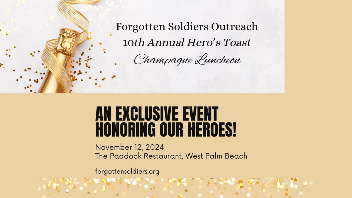 10th Annual Hero's Toast Champagne Luncheon