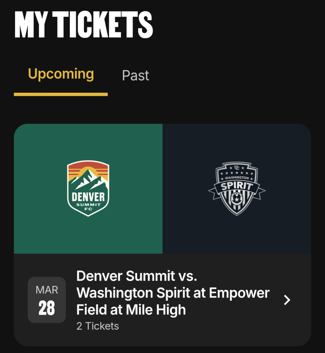 Denver Summit FC at Washington Spirit at Audi Field