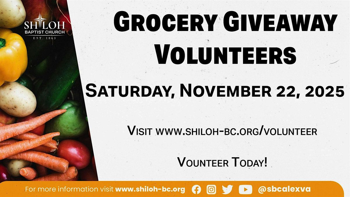 Grocery  Giveaway Volunteers