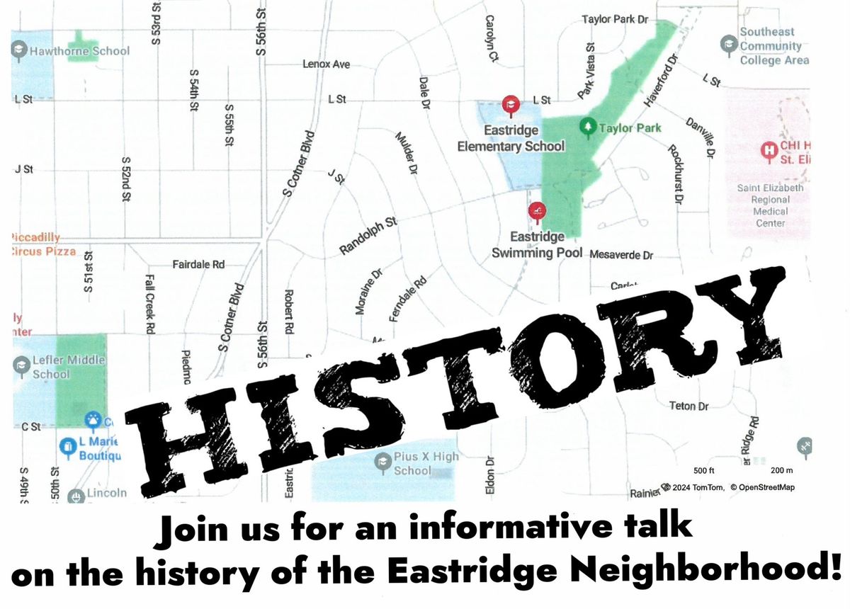 Eastridge Neighborhood History informative talk