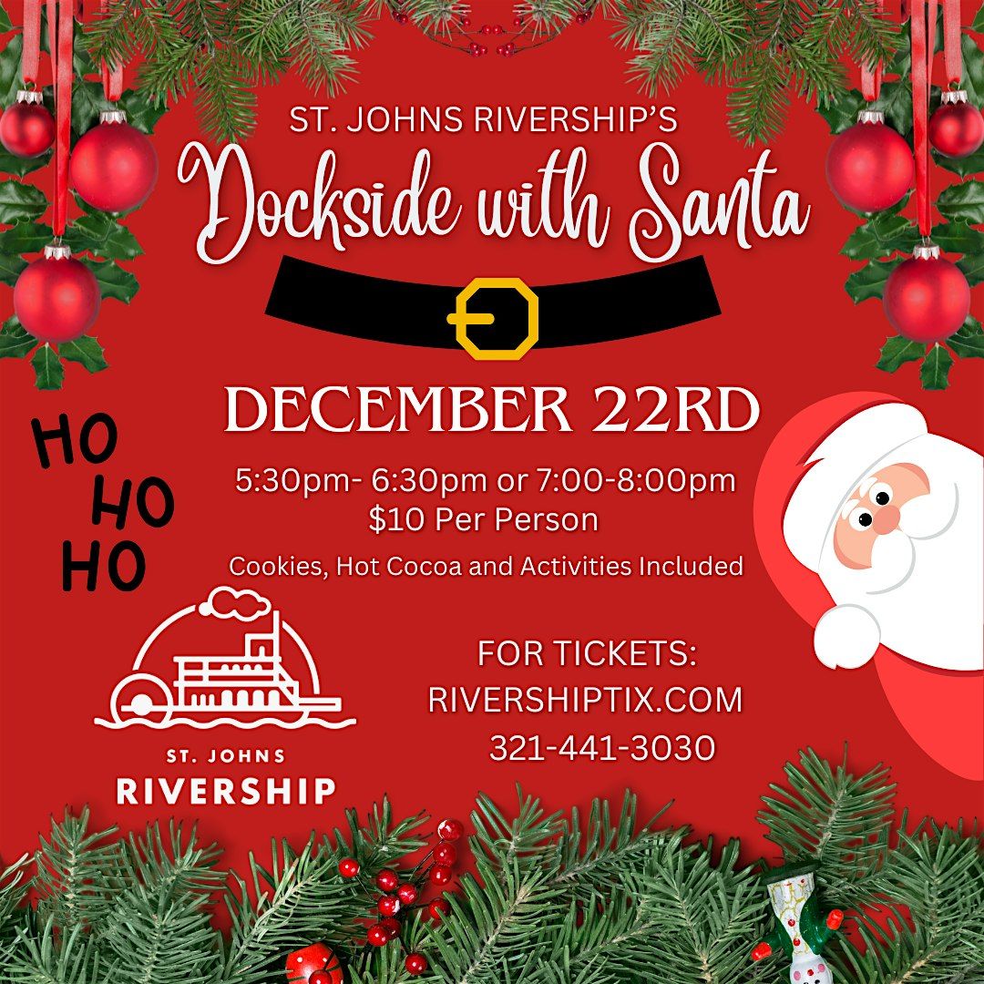 Dockside with Santa Aboard the Barbara Lee