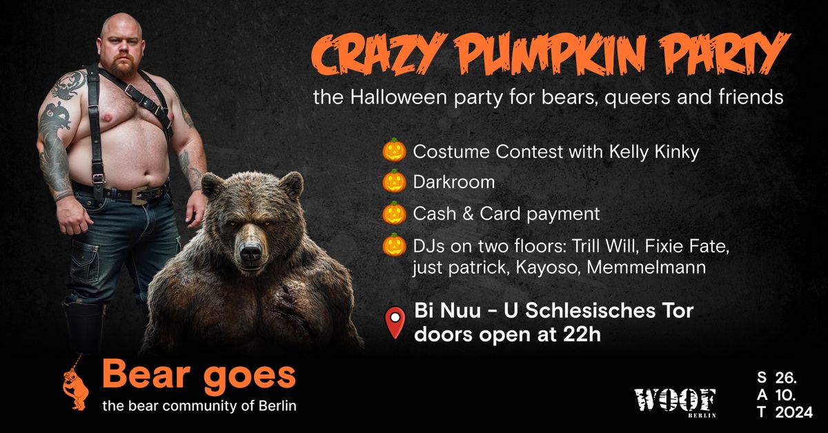 Bear goes Crazy Pumpkin Party (Halloween)