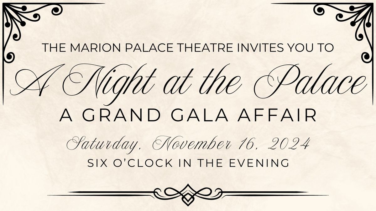 A Night at the Palace: A Grand Gala Affair