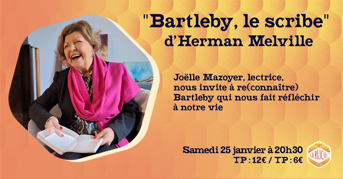 Le scribouillard du refus absolu: "Bartleby, le scribe" d'Herman Melville