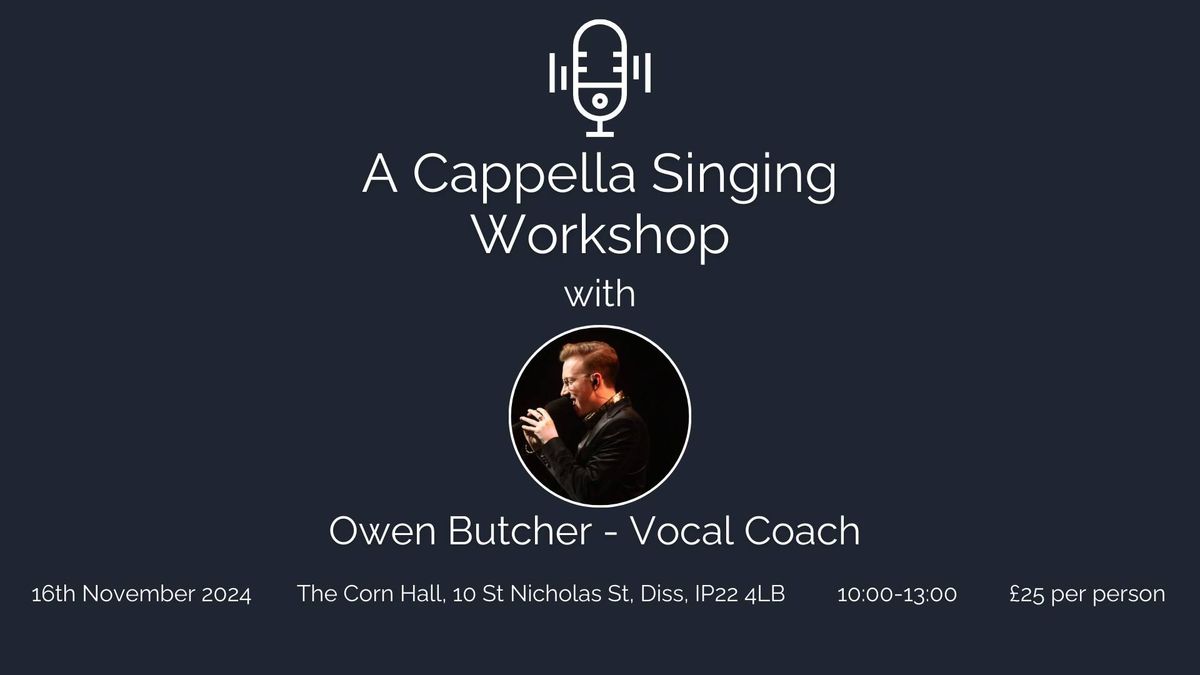 A Cappella Singing Workshop