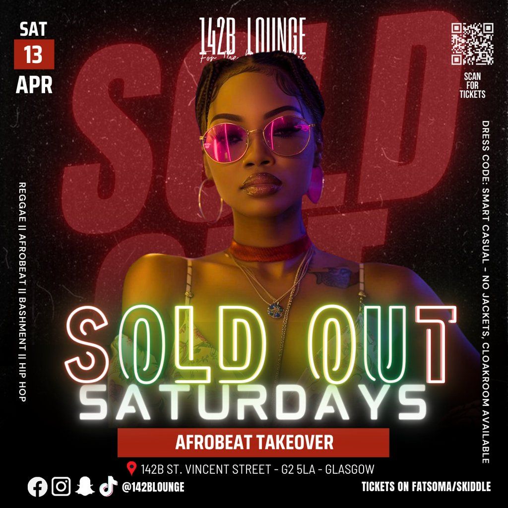 Sold Out Saturdays: Afrobeat Takeover