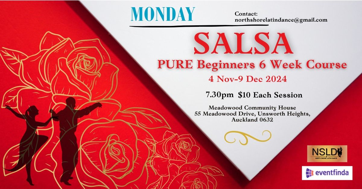 Monday PURE BEGINNERS SALSA 6 Week Course