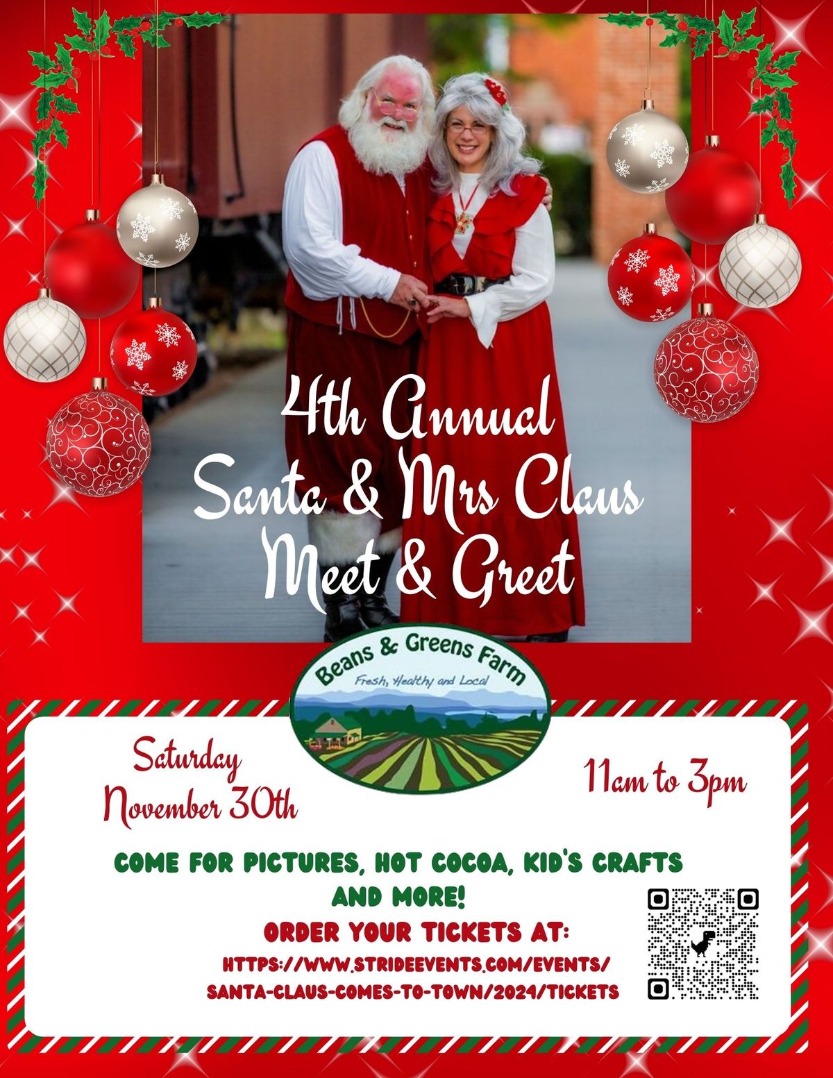 Santa & Mrs Claus 4th Annual Meet & Greet (Ticket Event)